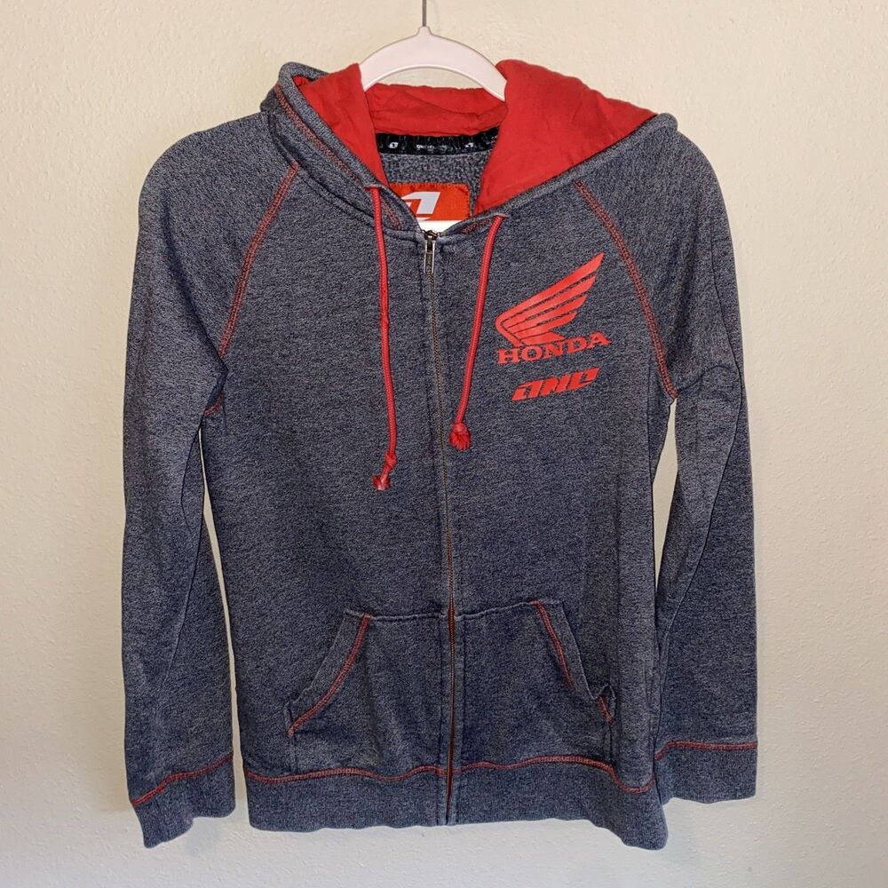 One Industries Hoodie Gray Honda